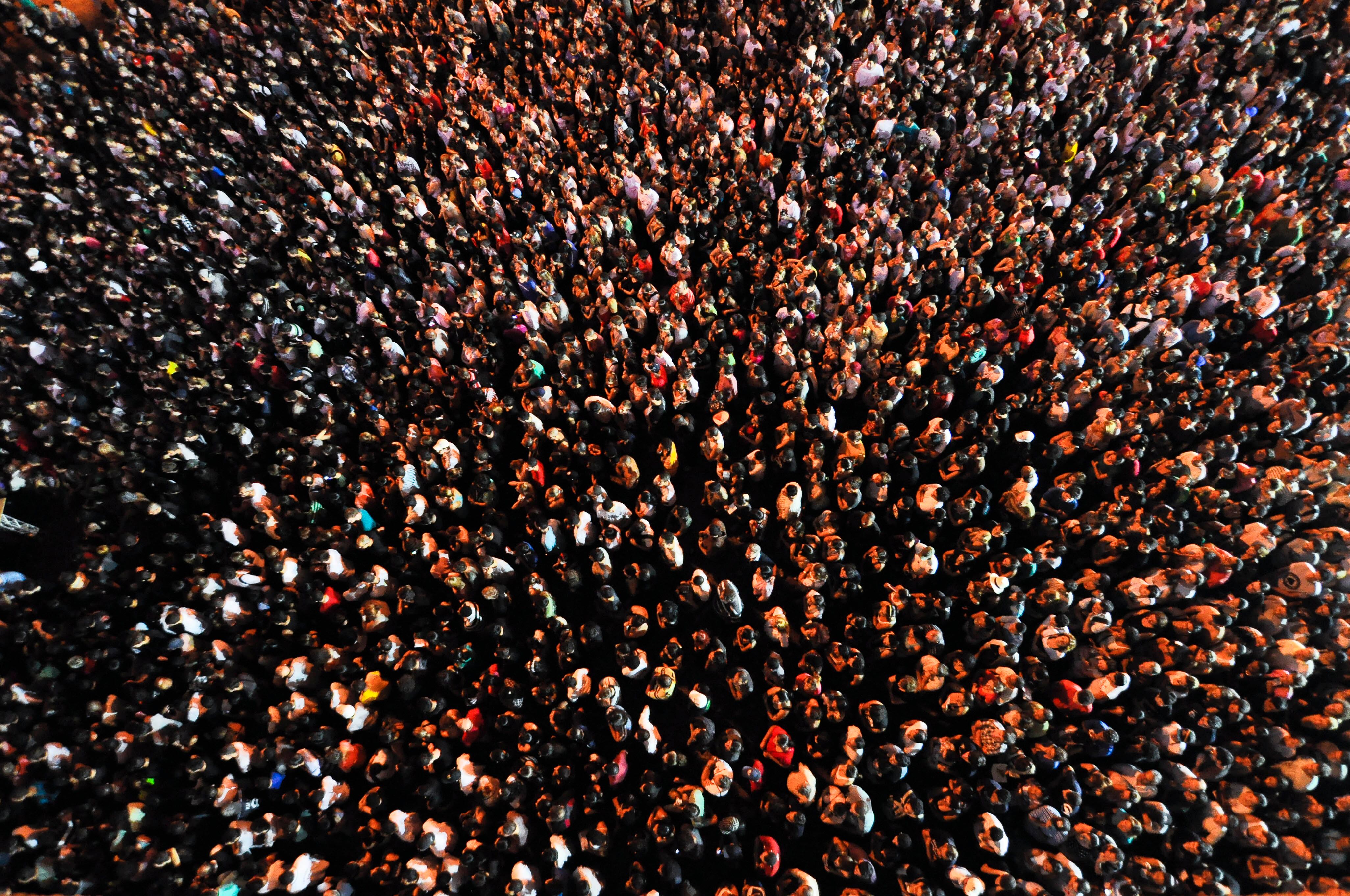 Over head view of stadium