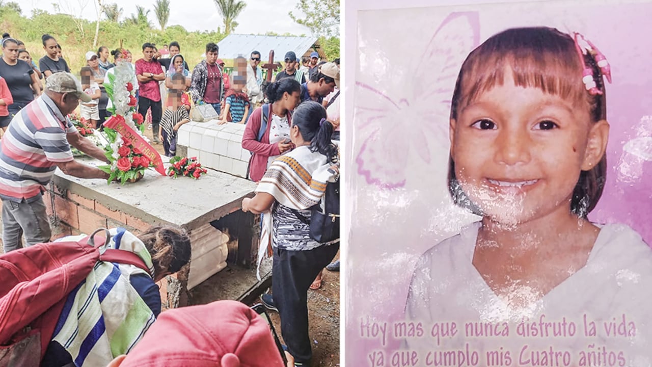 En el sepelio de Danna Liseth Montilla, familiares y amigos la recordaron como una joven que de niña era amante del dibujo.