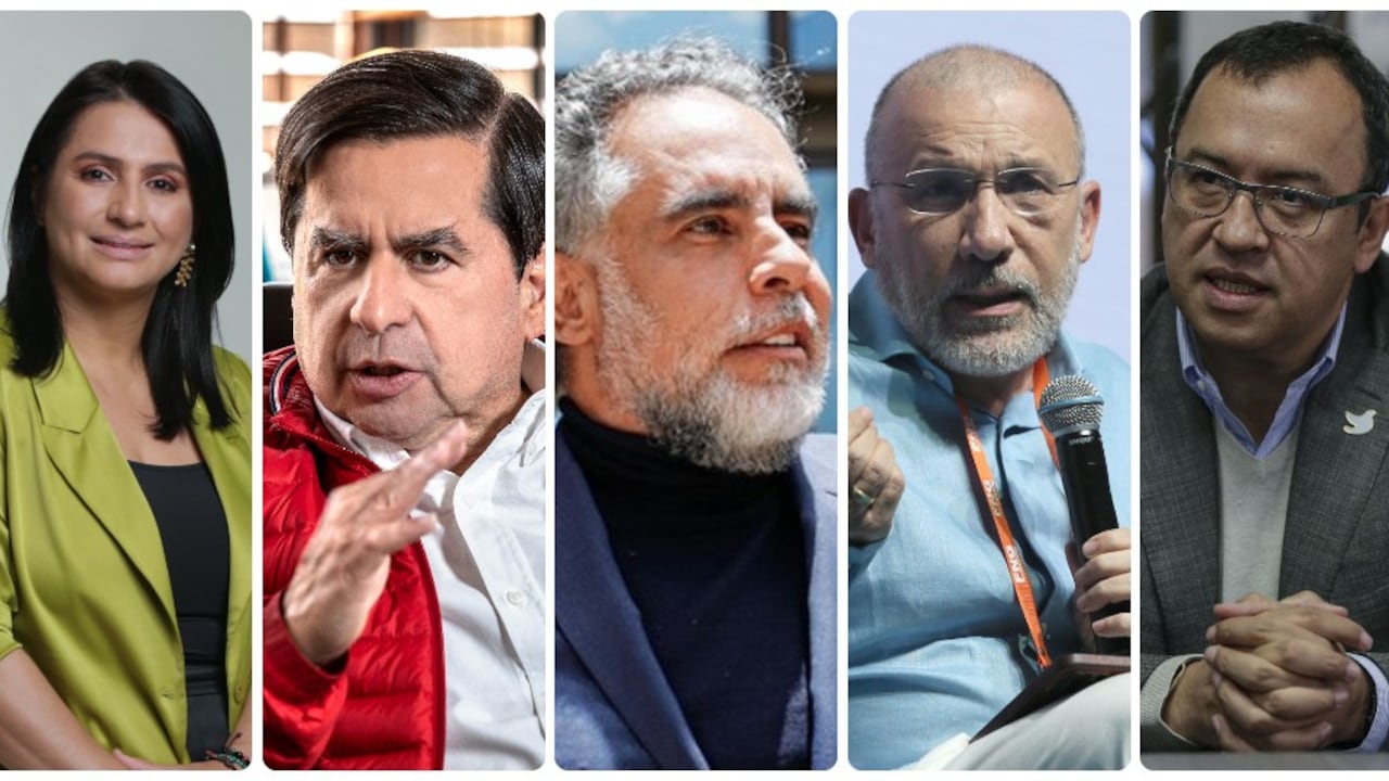 Paola Holguín, Juan Fernando Cristo, Armando Benedetti, Roy Barreras y Alfonso Prada.