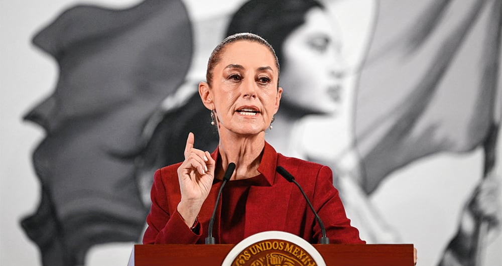 La presidenta mexicana, Claudia Sheinbaum, se mostró indignada por el crimen.
