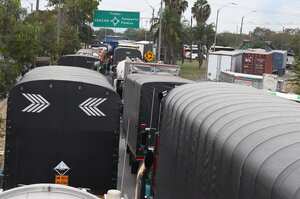 Paro camionero en los diferentes ingresos a Cali.( Puente del Comercio, Juanchito y Céncar.)fotos José Guzmán)