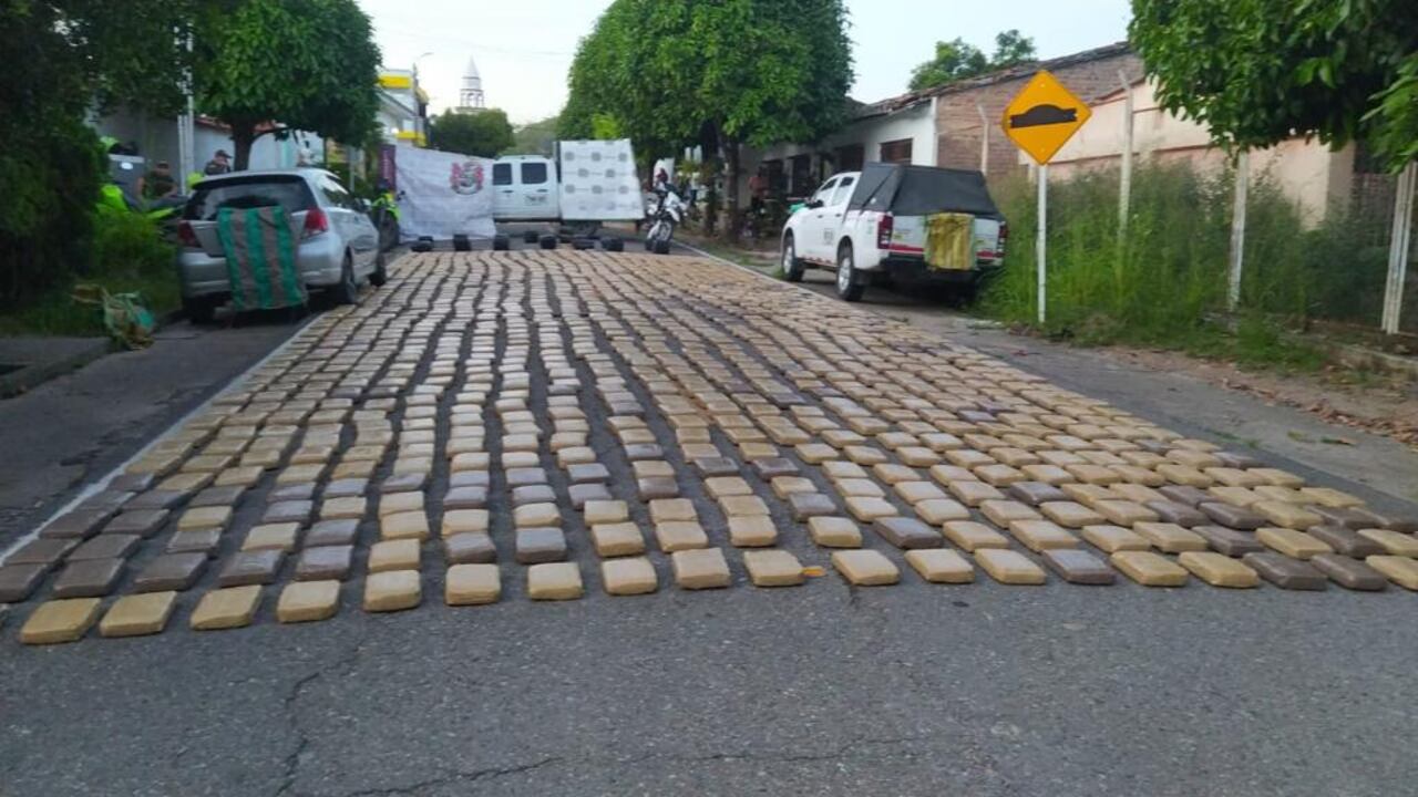 Incautación de casi una tonelada y media de marihuana cripy.