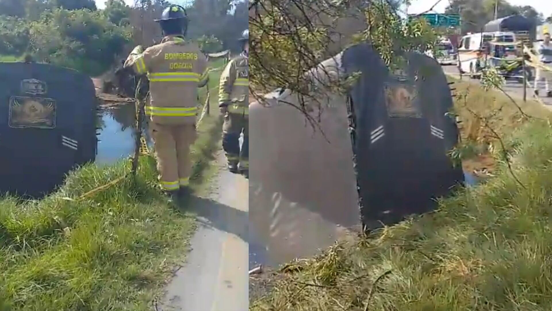 El accidente no dejó muertos ni lesionados.