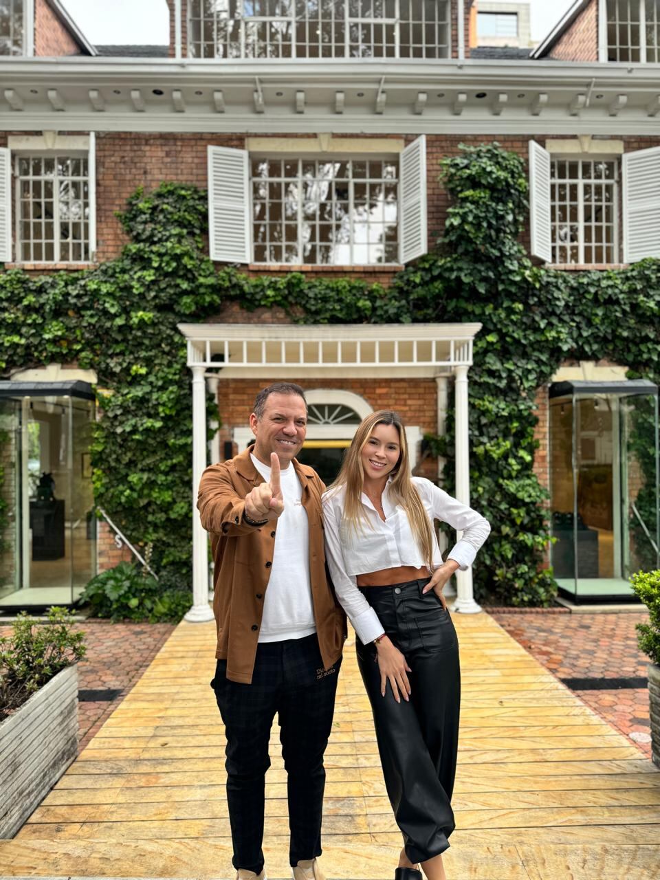 Santiago Botero y Manuela Echeverri.