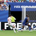 Declan Rice le da la ventaja parcial a Inglaterra en el minuto 2.