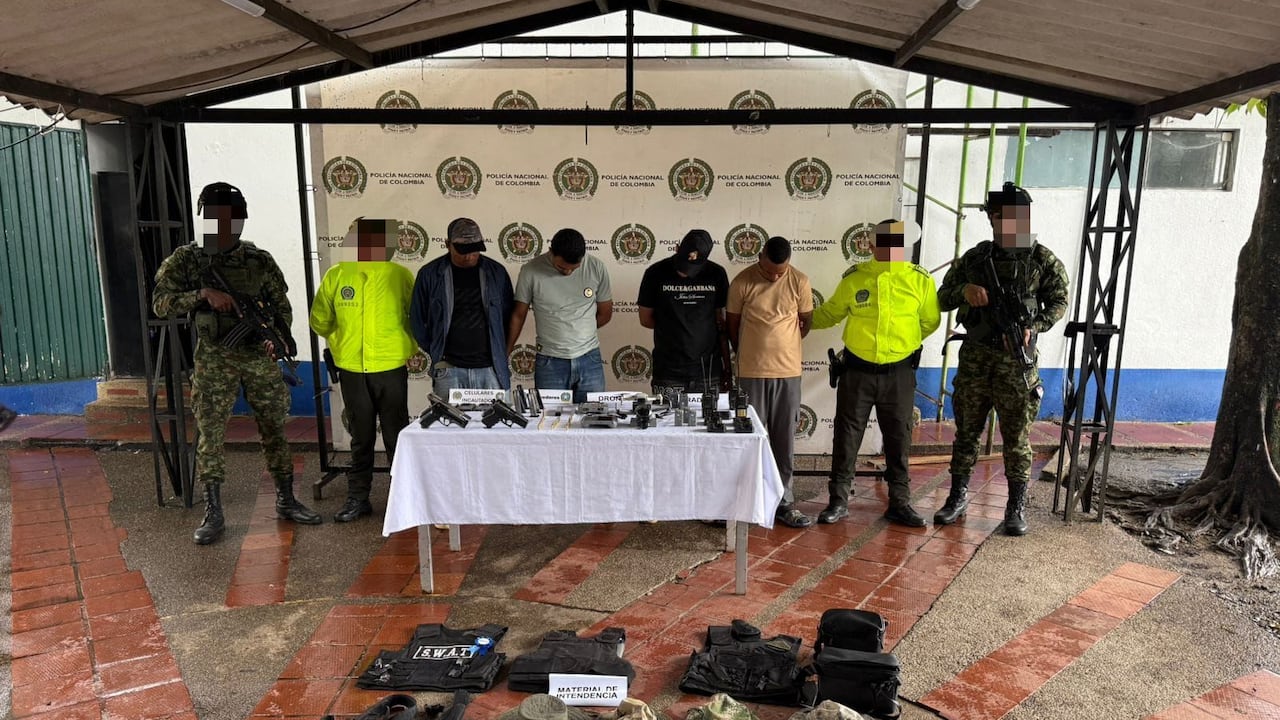 Capturaron cuatro presuntos miembros del Clan del Golfo en el departamento del Meta.