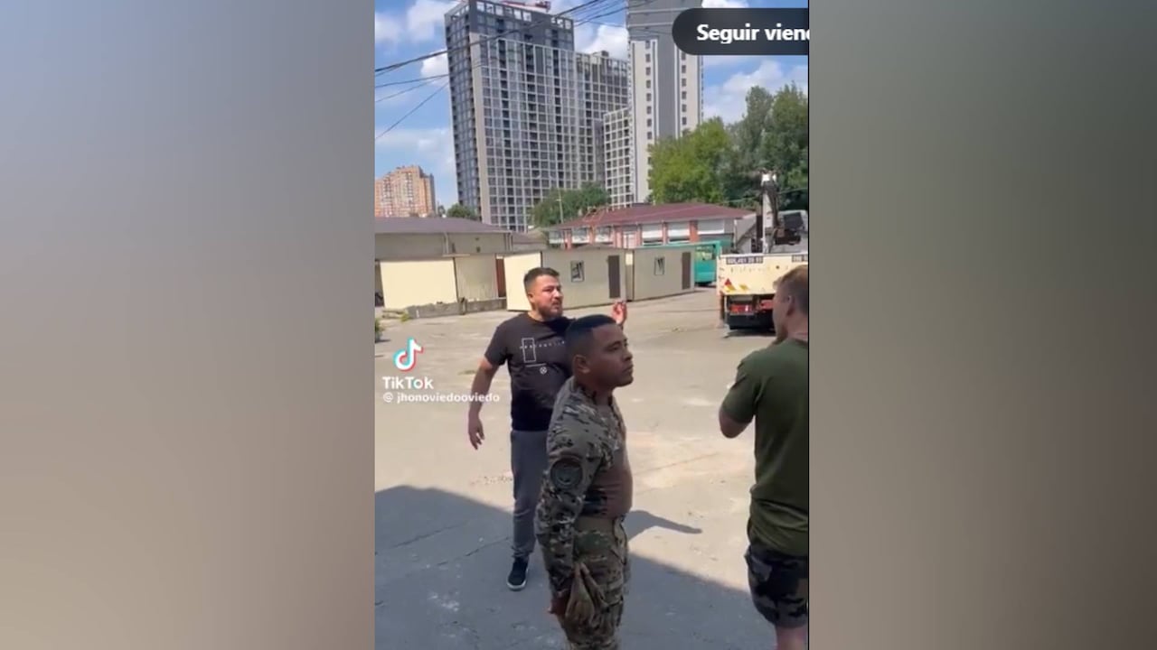 Colombianos Ucrania.