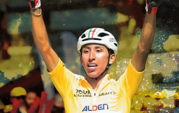 Egan Bernal, ciclista colombiano campeón del Tour de L'Avenir 2017.