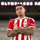 Gustavo Puerta ya luce los colores del Olympiacos.