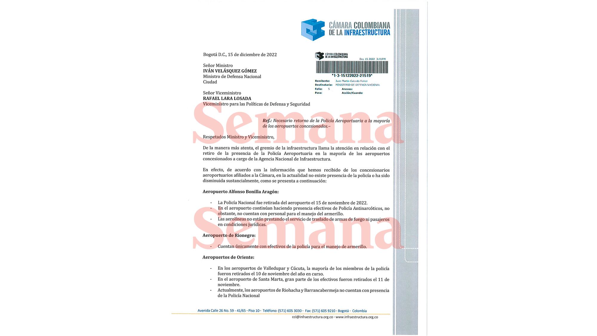 Necesario retorno de la Policía Aeroportuaria a la mayoría de los aeropuertos concesionados. Rad