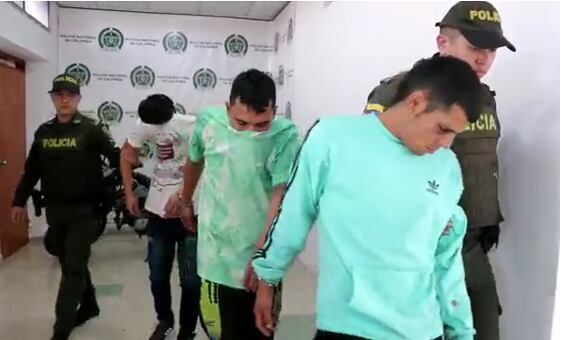 Uno de los cuatro capturados aún permanece en el hospital.