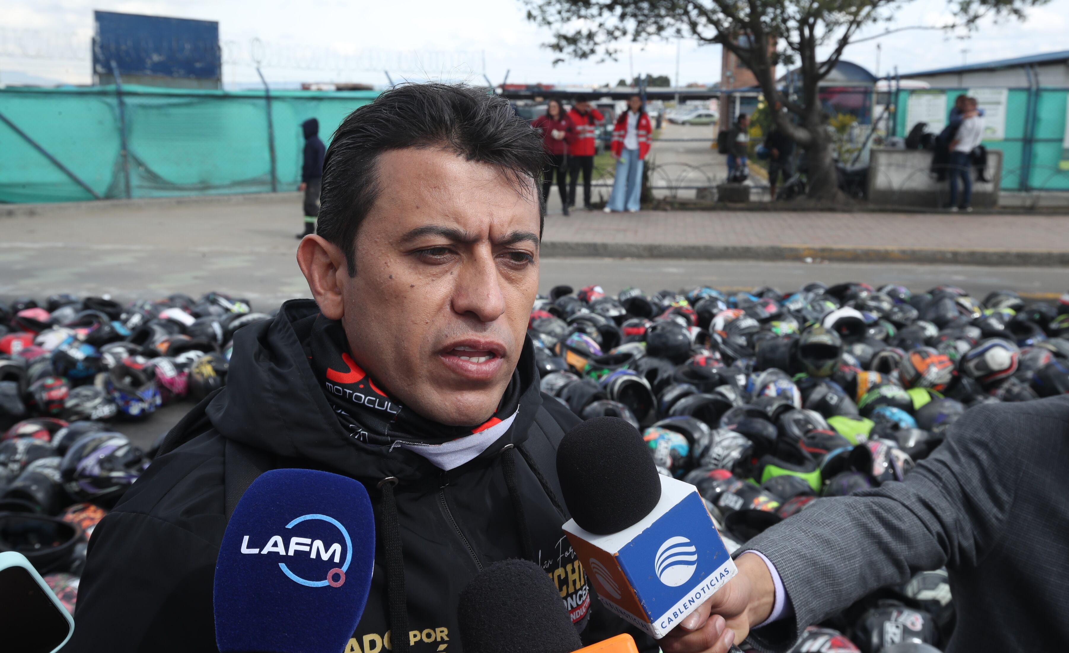 Protestas moteros y transportadores