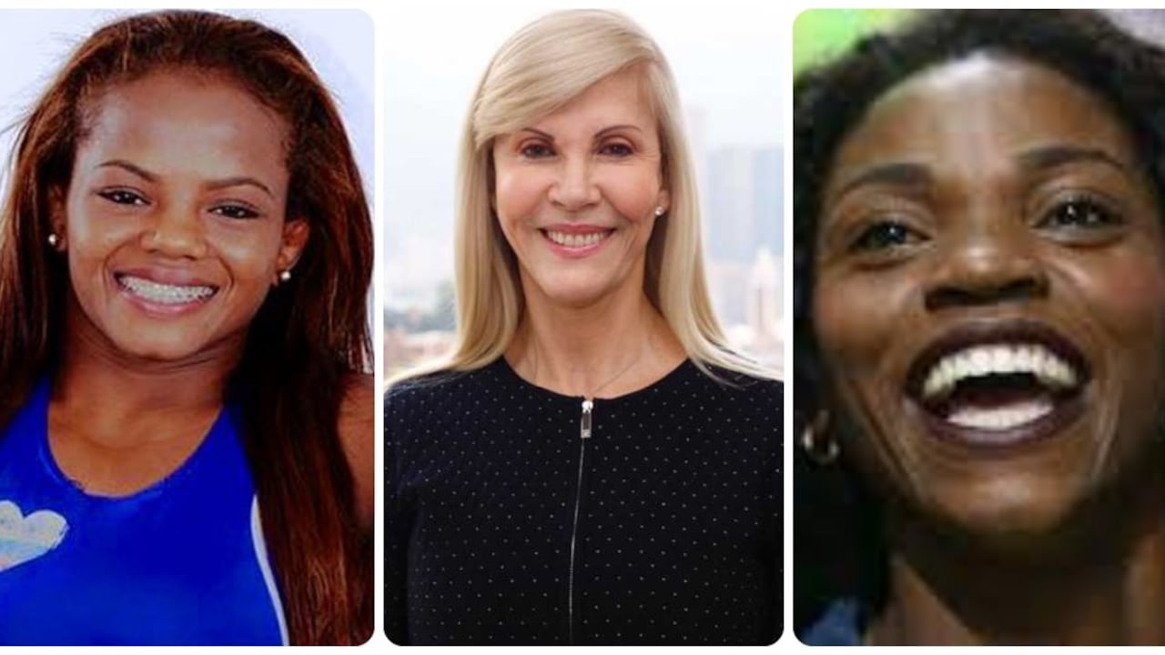Jackeline Rentería, Dilian Francisca Toro y Catherine Ibargüen.