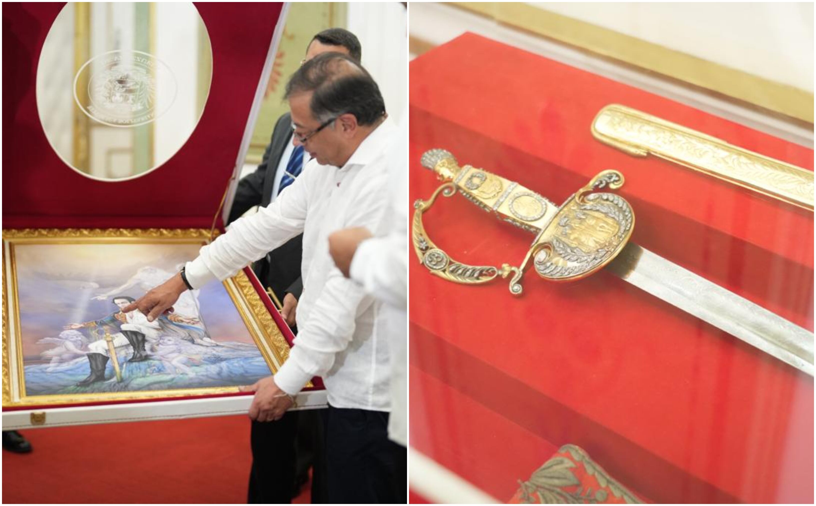 Regalos entre Gustavo Petro y Nicolás Maduro