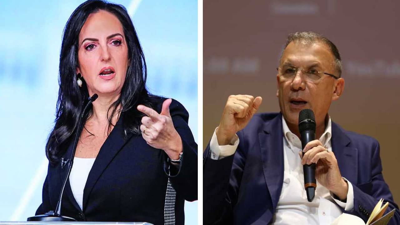 María Fernanda Cabal reaccionó a elección de Roy Barreras como presidente del Senado. Foto: montaje SEMANA.