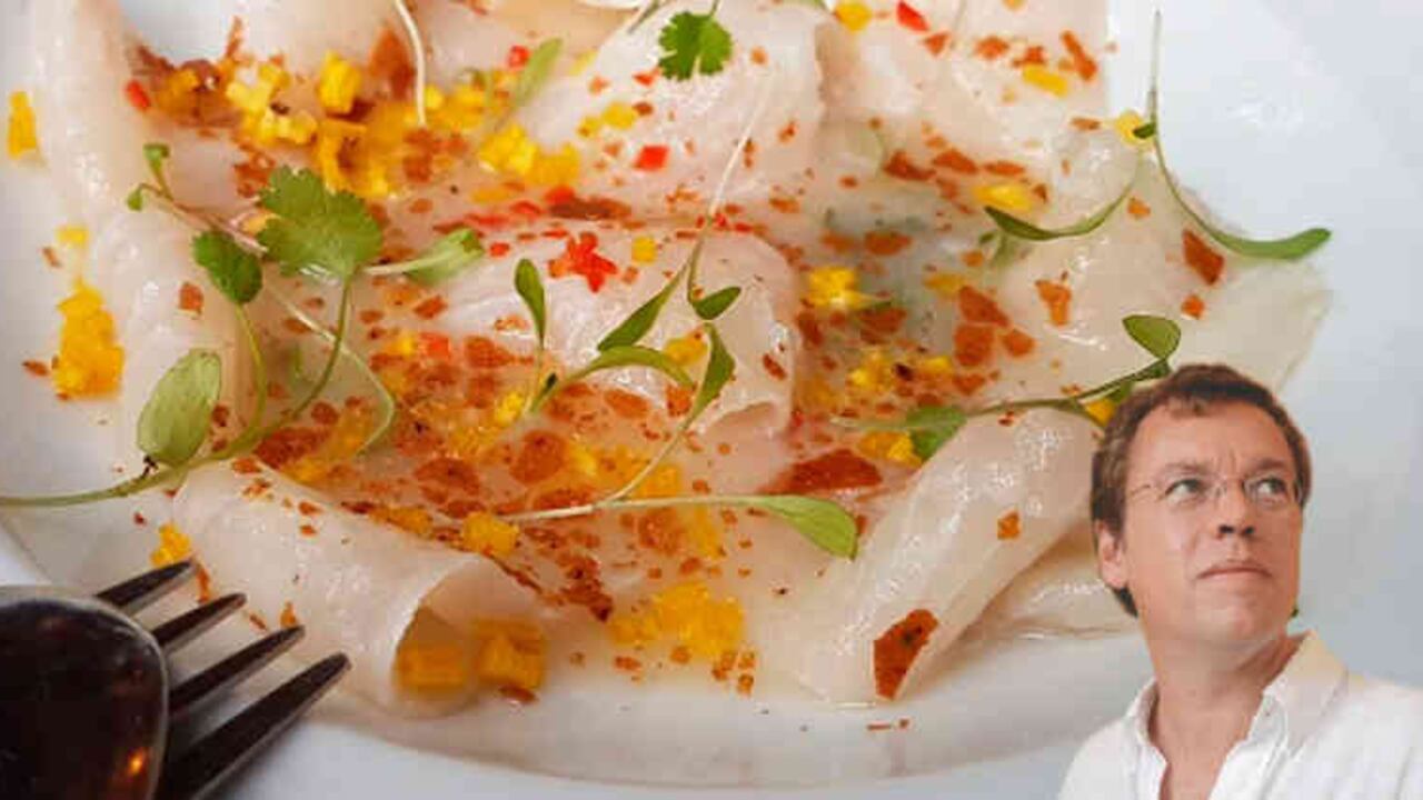 Pescado blanco de Black Bear, tomado de la cuenta Instagram de Bogotaeats. Crédito Alejandro Escallón.