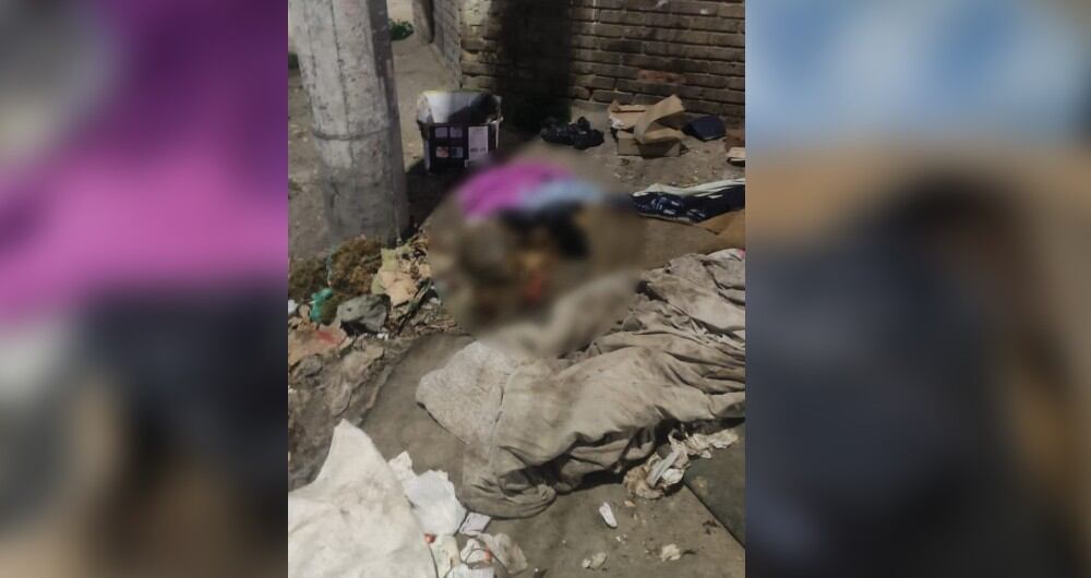 Los restos óseos fueron hallados dentro de una bolsa de basura en el barrio Los Libertadores.