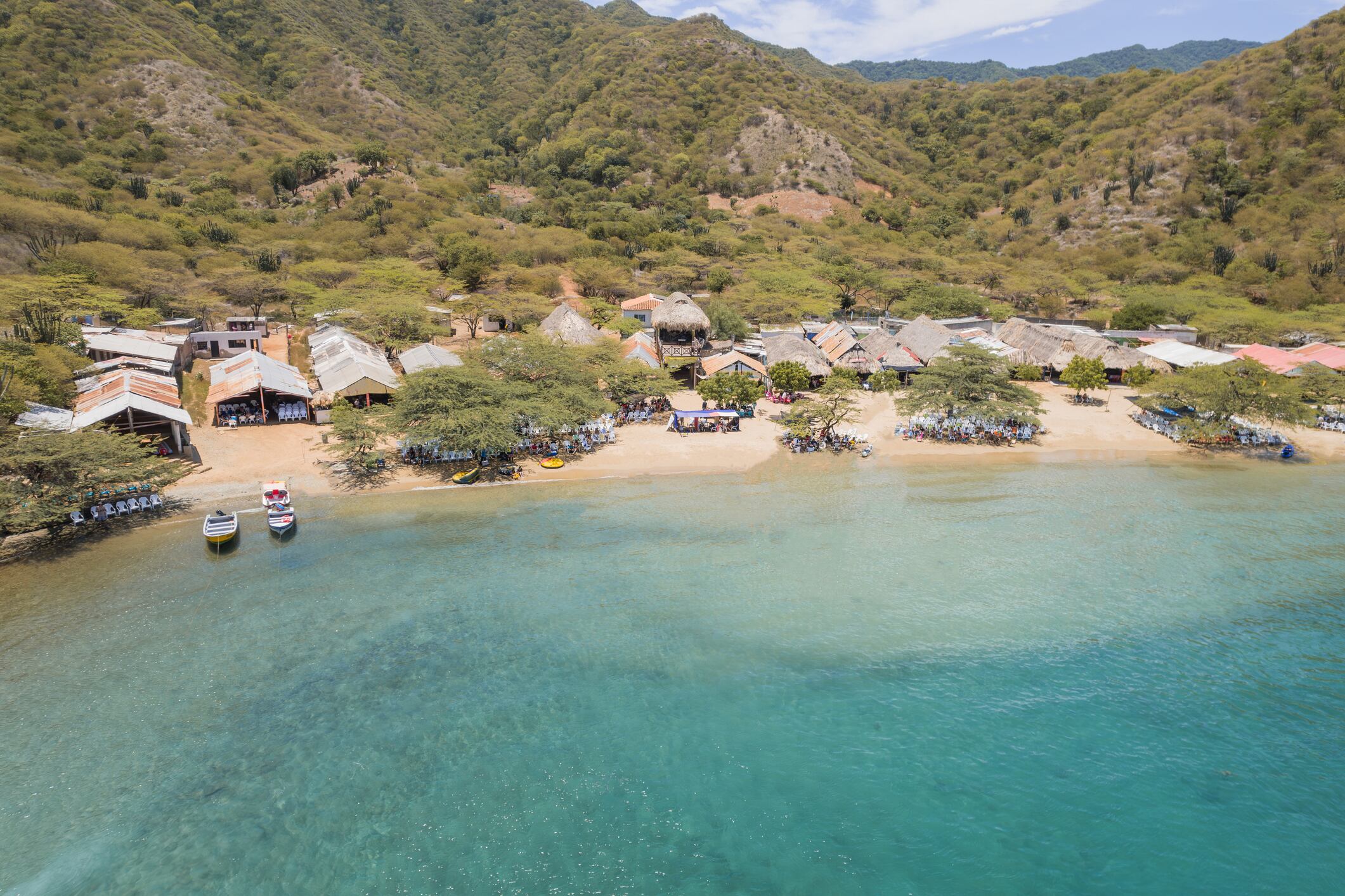 Playa Grande, in Taganga, Santa Marta, Colombia