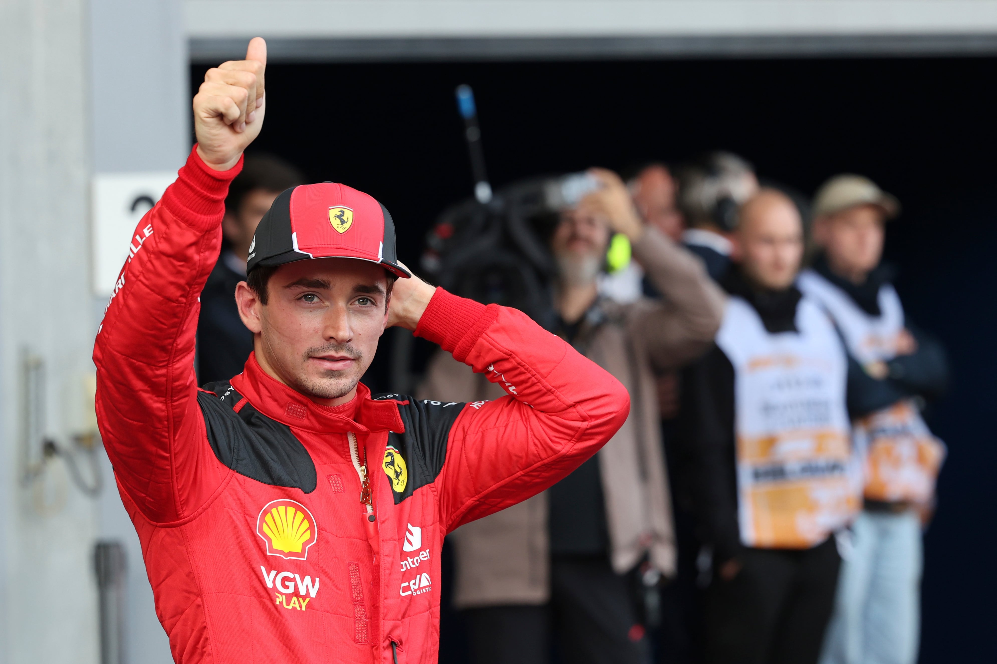 Charles Leclerc, corredor de Ferrari.