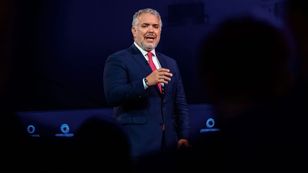 El expresidente Iván Duque.