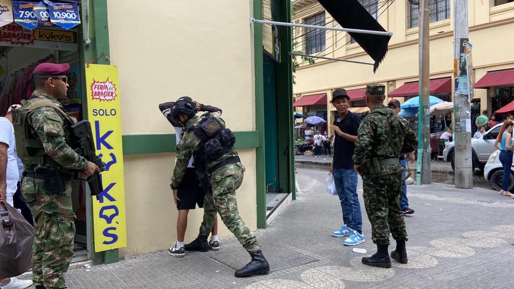 Ejército en Barranquilla.