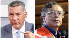General Mora y Gustavo Petro