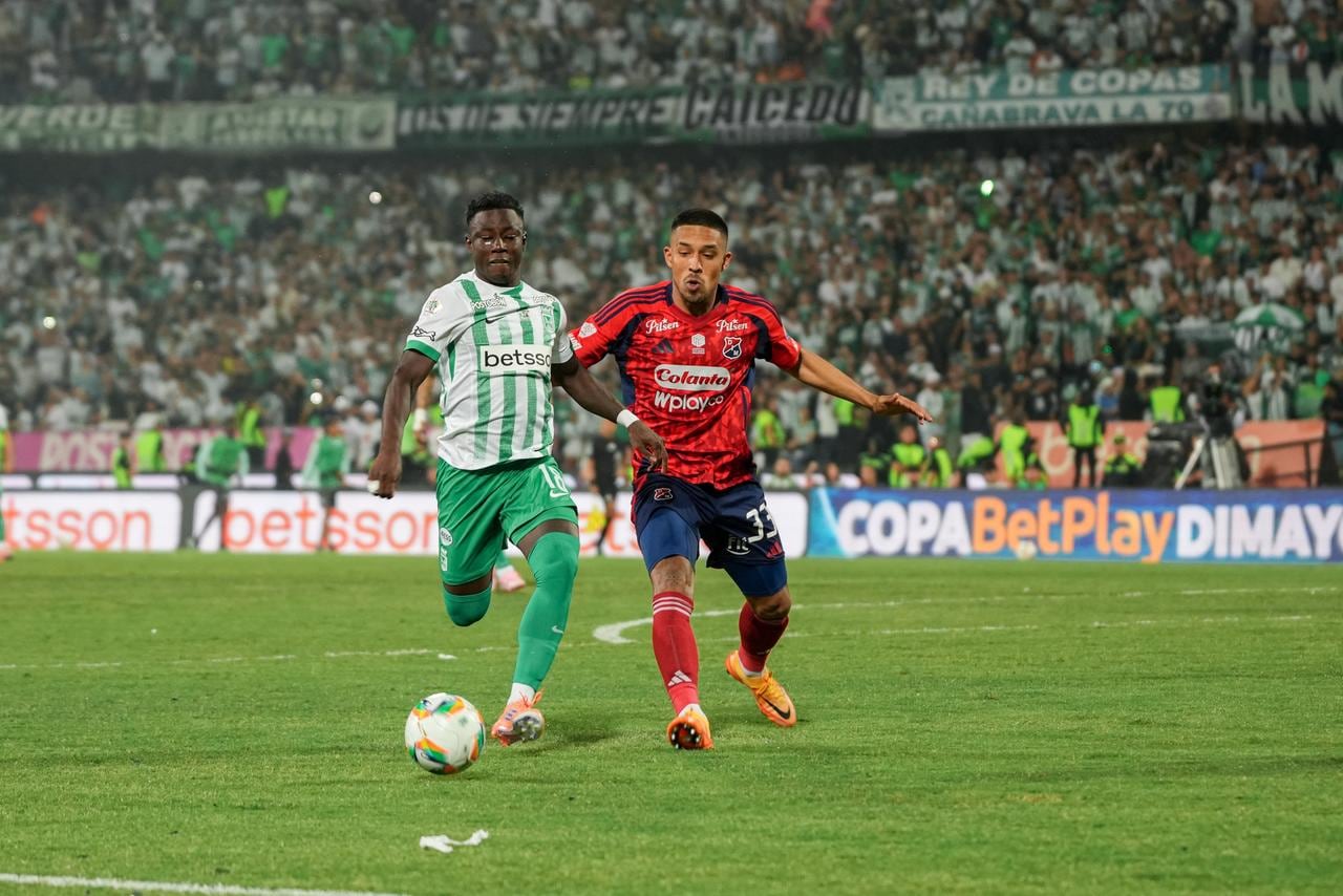Medellín vs. Nacional por la final de la Copa BetPlay 2025.
