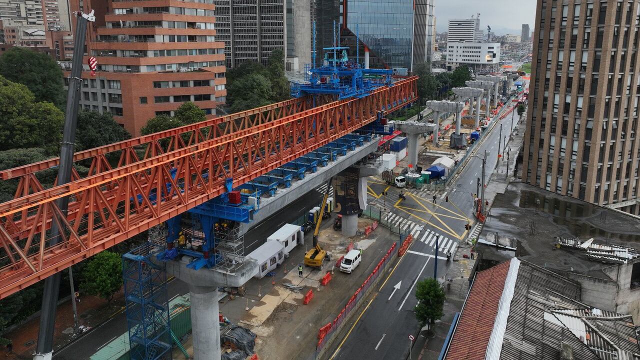 Así lucía el primer vano en el centro internacional de Bogotá.