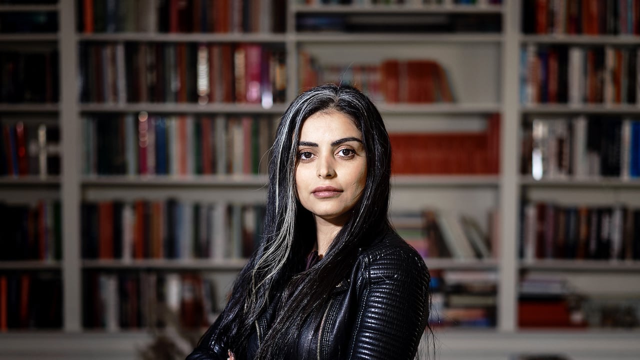 La escritora danesa Sara Omar. Foto: Thibault Savary / AFP