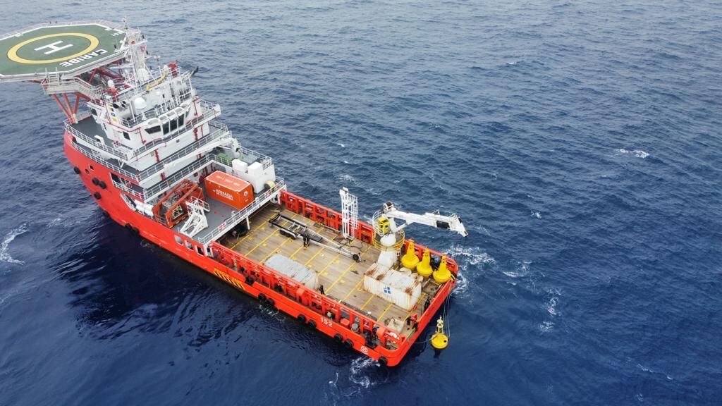 El buque fondeará una boya meteoceánica en el área de Puerto Bolivar, La Guajira.