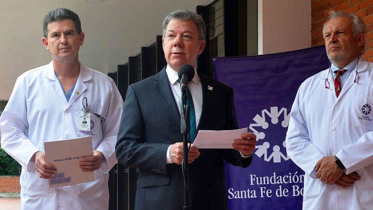 El pasado 14 de noviembre, el presidente Juan Manuel Santos le anunció al país las novedades sobre su salud.
