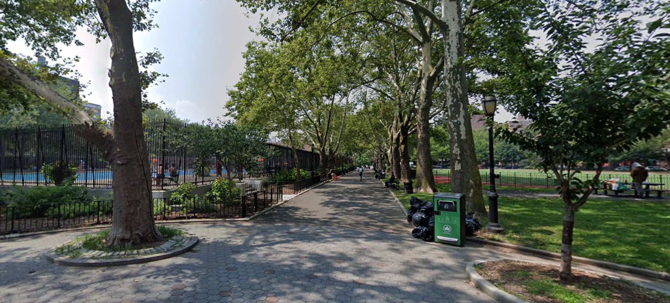 El parque Thomas Jefferson en East Harlem es uno de los más concurridos en Manhattan