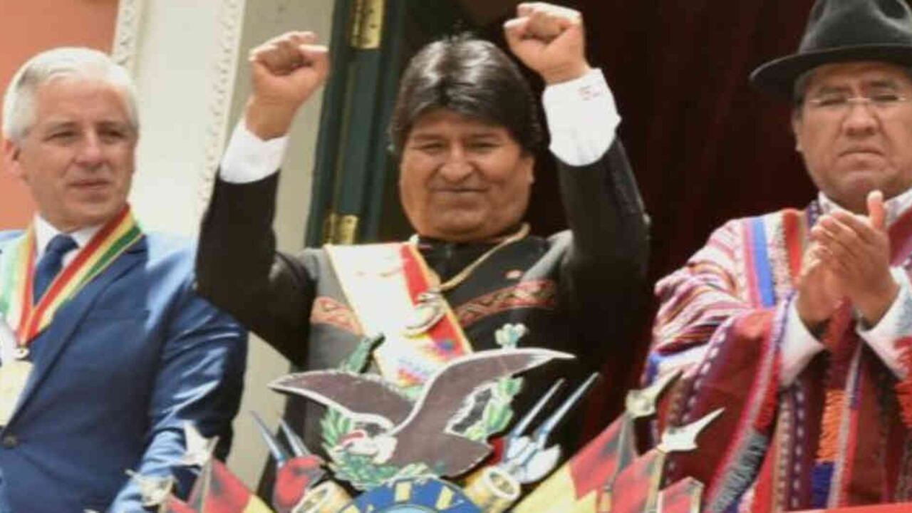 Evo Morales aguarda a sus próximos competidores para las elecciones presidenciales de octubre. Foto: ABI-BBC