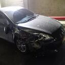 El vehículo fue abandonado