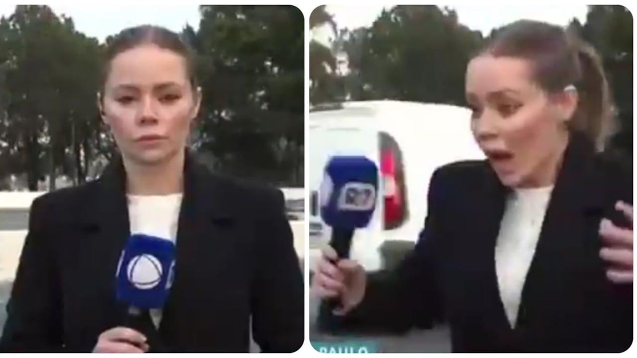 La mujer estaba a punto de transmitir en vivo durante un programa matutino