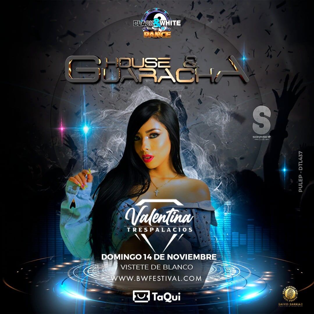 Un anuncio de una presentación de Valentina Trespalacios en 2021.