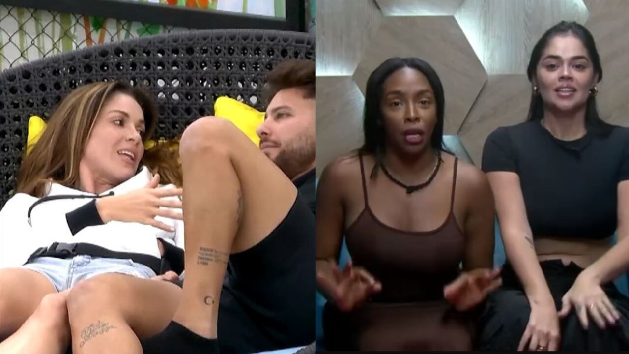 Nataly Umaña con Melfi - Karen Sevillano y La Segura en La casa de los famosos Colombia