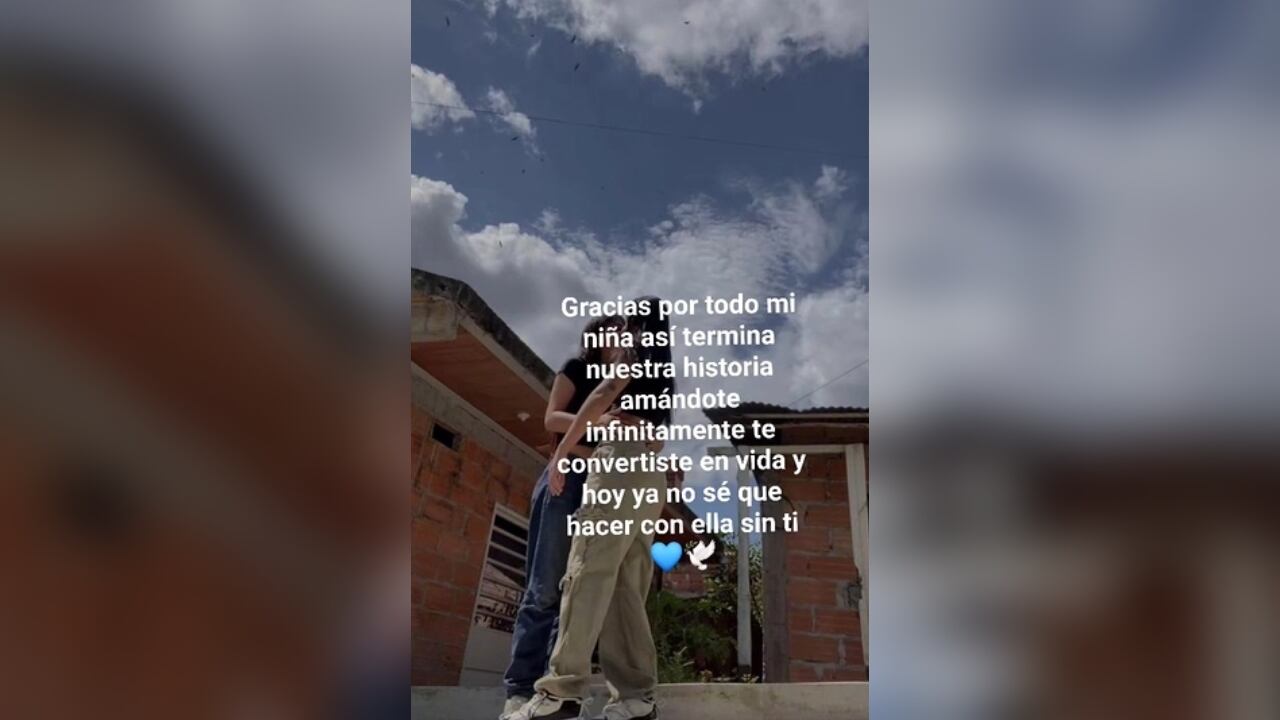 La joven le dedicó un emotivo mensaje en el que expresó su dolor.