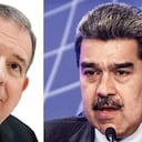 Edmundo González y Nicolás Maduro