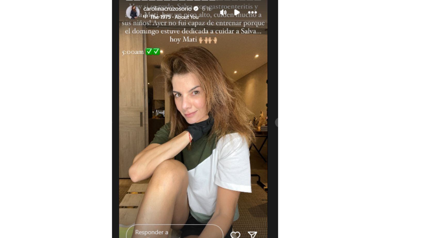 Carolina Cruz se mostró preocupada por la salud de sus hijos e hizo un llamado a los padres: “cuiden mucho a sus niños”