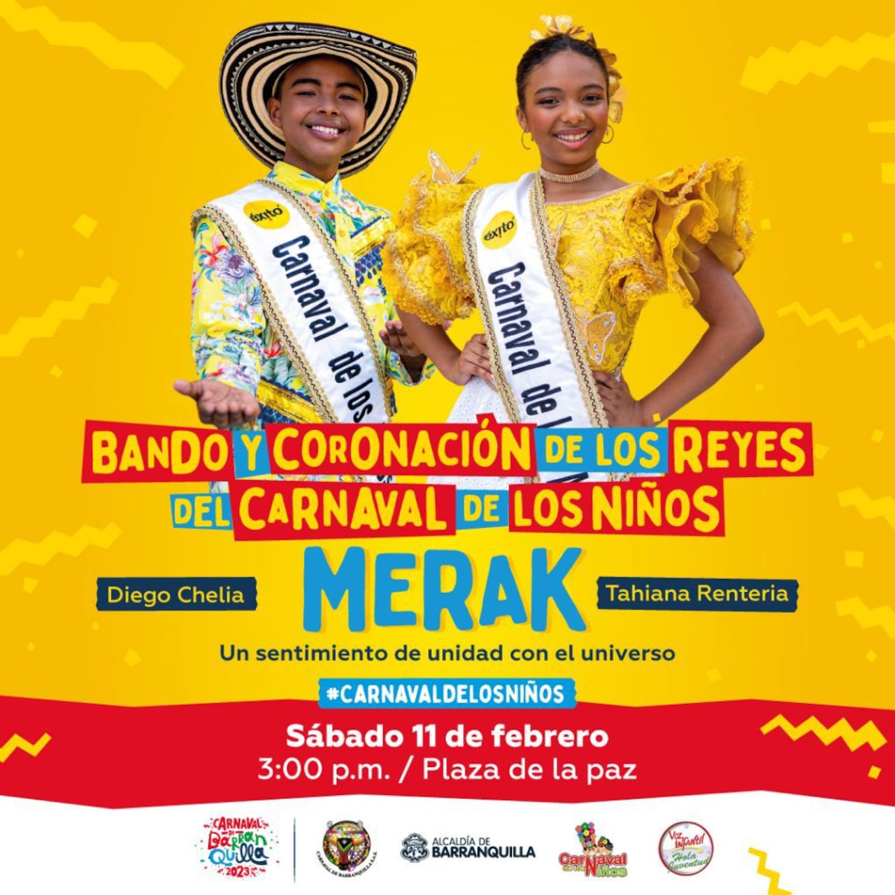 La coronación se realizará el sábado 11 de febrero.