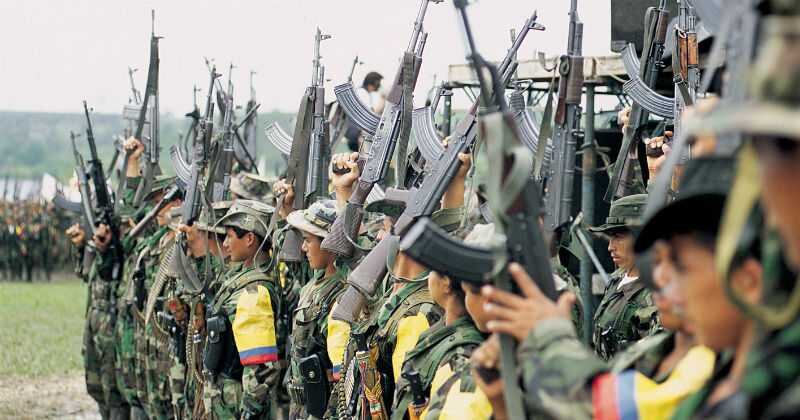 Guerrilleros de las FARC.