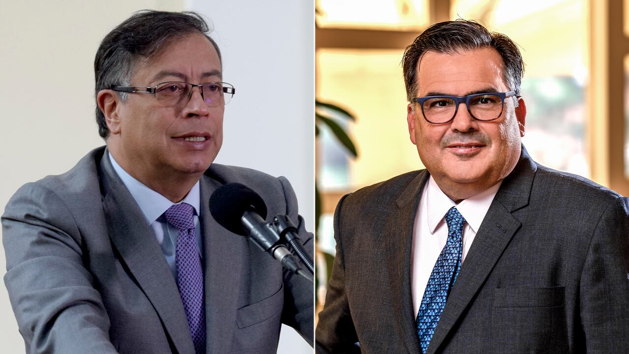 Gustavo Petro y Francisco Palmieri.