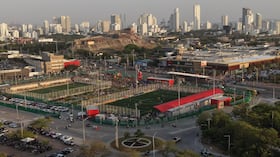 Ligas Menores, la primera zona renovada del Nuevo Chambacú, una obra urbanística clave para el esparcimiento de los cartageneros.