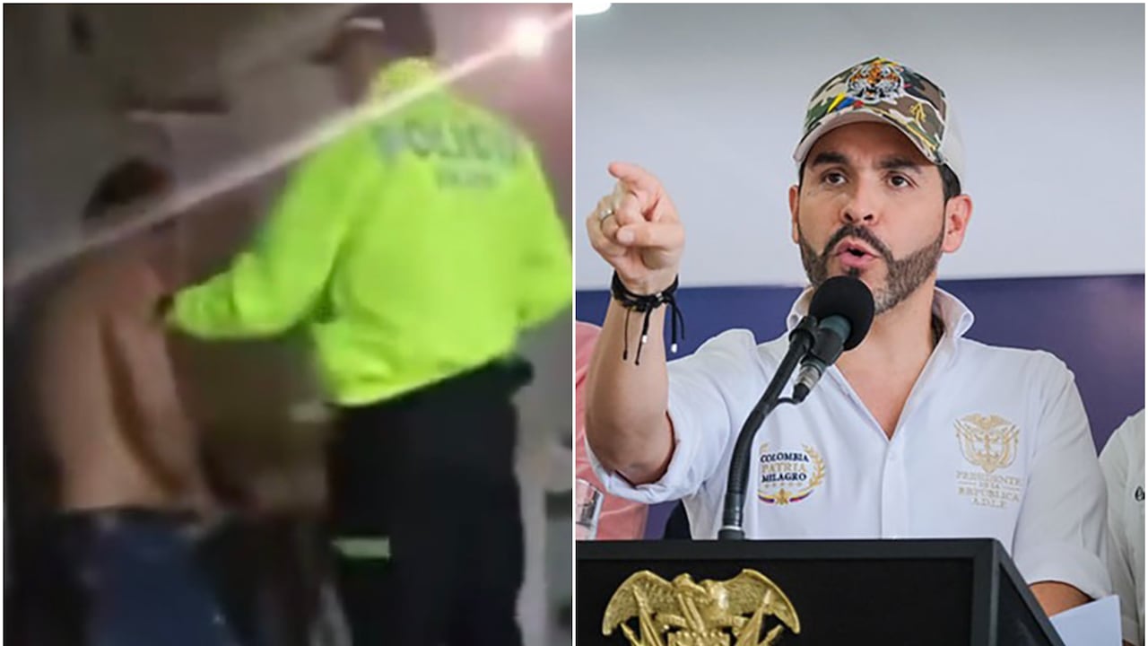 Abelardo De la Espriella y operativos de la Policía.