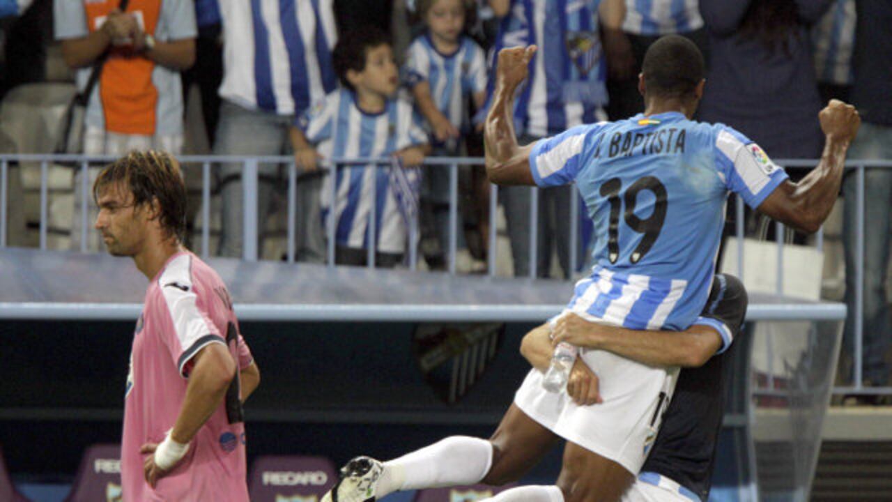 Julio Baptista (19), del Málaga, fue autor del mejor gol de la séptima jornada en la Liga Española, y quizás de toda la temporada.