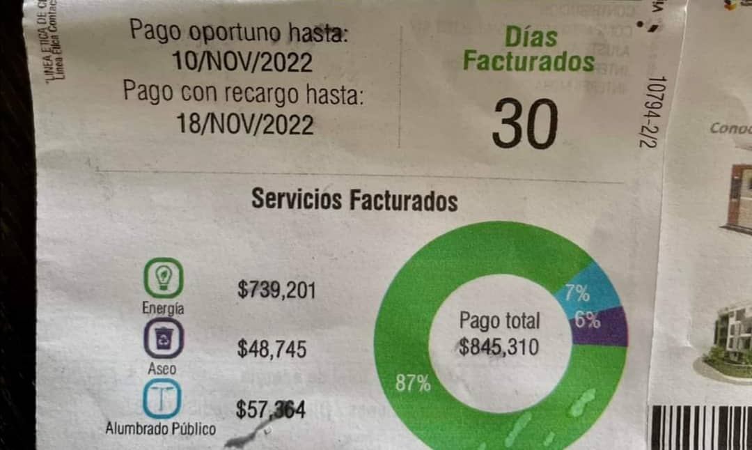 Señalan que si no reciben una respuesta en el mes de diciembre no van a pagar el recibo de la luz y harán una ´deudaton´.