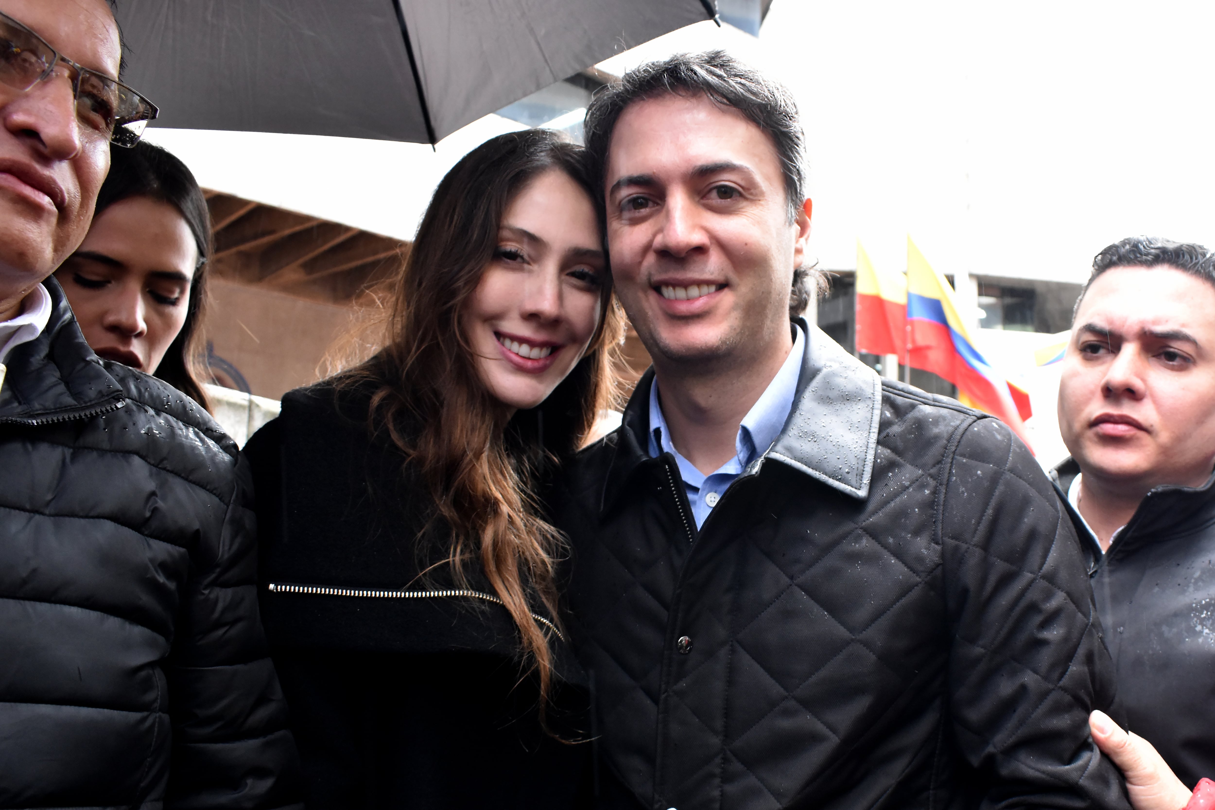Daniel Quintero y su esposa, Diana Osorio.