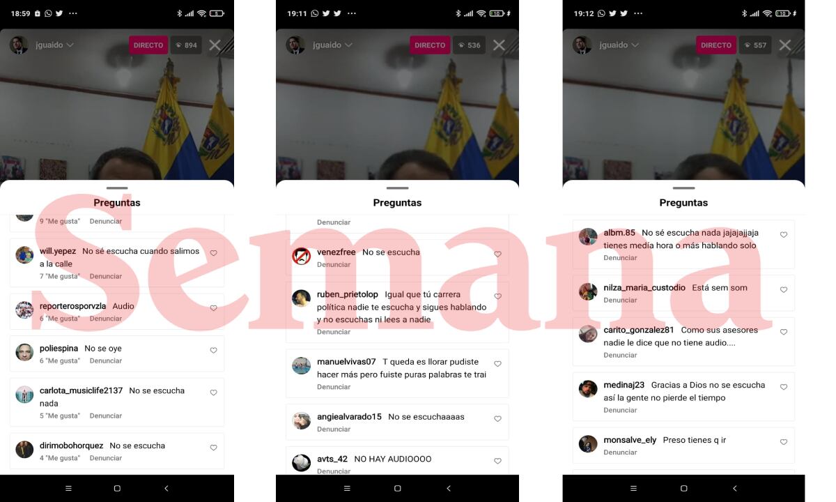 Internautas reaccionaron al discurso 'mudo' de Juan Guiadó.