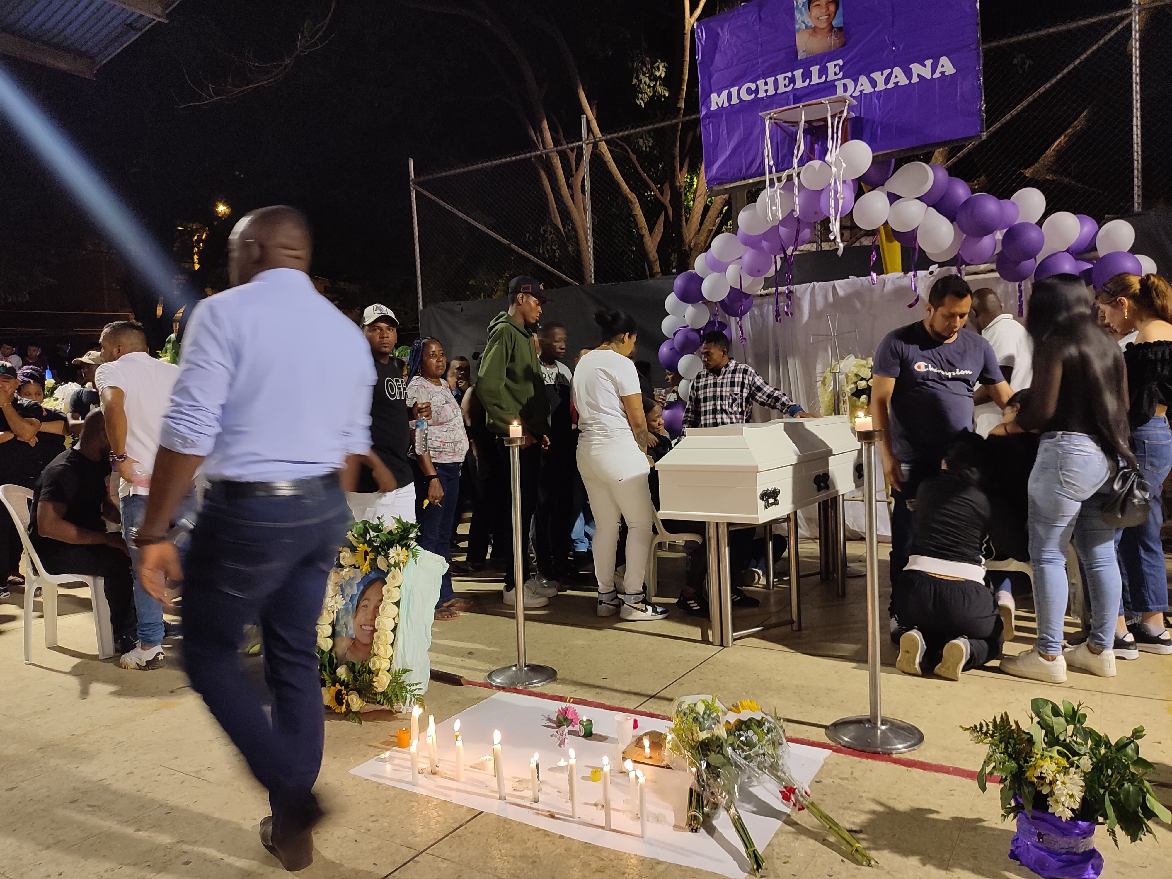 Familiares y seres queridos se reunieron para despedir a Michel Dayana.